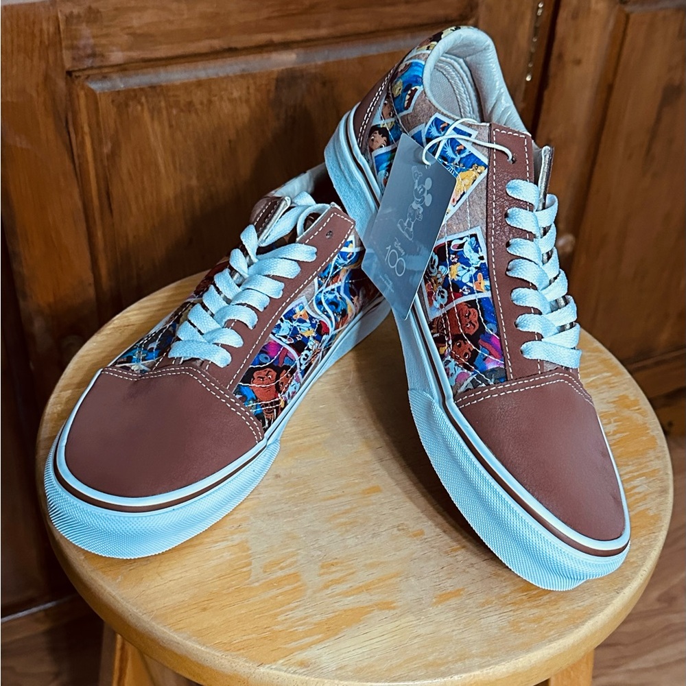 Vans X Disney 100 Old Skool Scrapbook Sneakers 
US 8.5W, US 7M